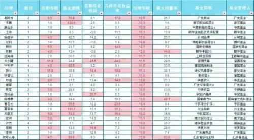 下一阶段关注什么基金？基金经理年化收益率统计-基金年化收益率怎么算