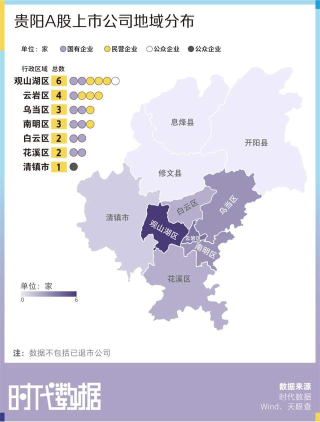 a股资本地图贵阳篇21家公司上市市值近三千亿超七成为细分领域龙头