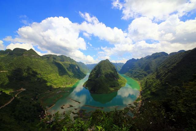 天下第一湾红水河，红水河第一湾