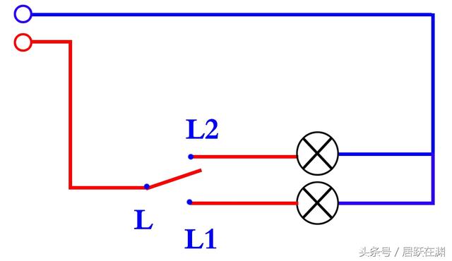 灯双控开关接线图，灯开关双控怎么接线（电工入门级双控灯实物接线）