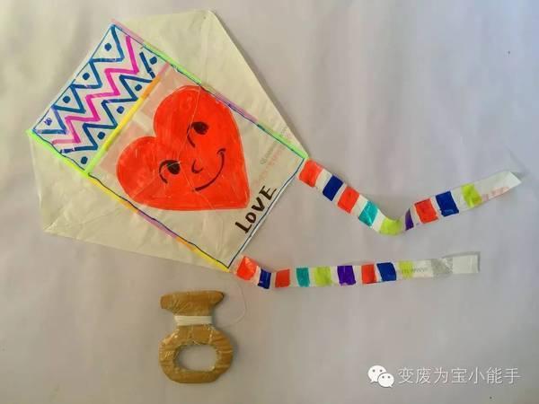 低成本手工风筝，手工风筝（在家自制一个初级版的立体“风筝”）