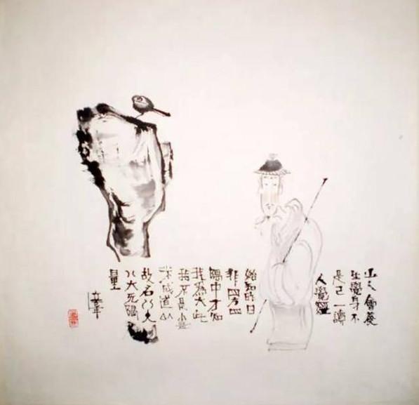 禅意空灵画100幅简笔画，画味与禅意