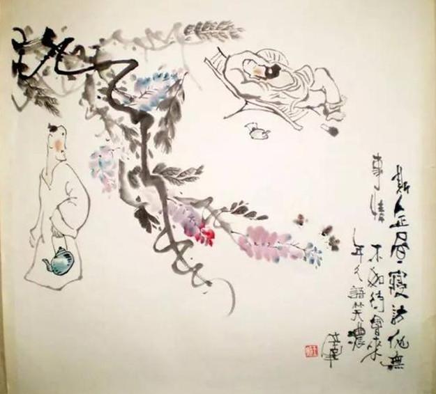 禅意空灵画100幅简笔画，画味与禅意