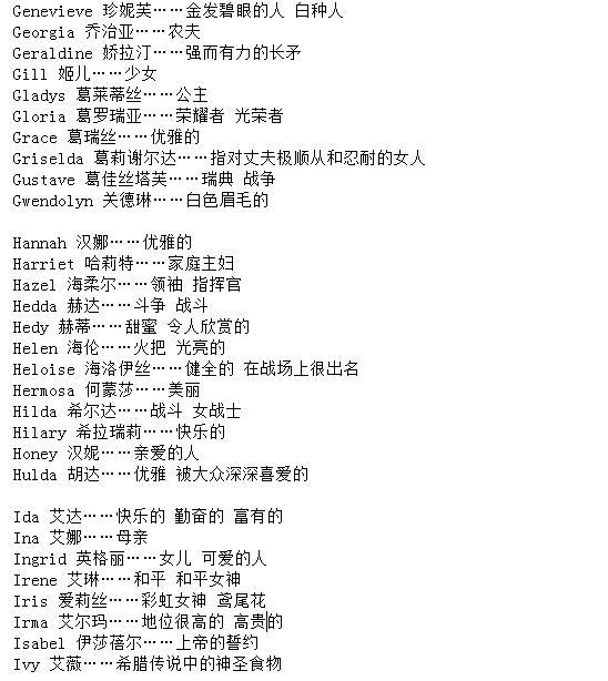 好听寓意好的小孩英文名，小孩起英文名大全