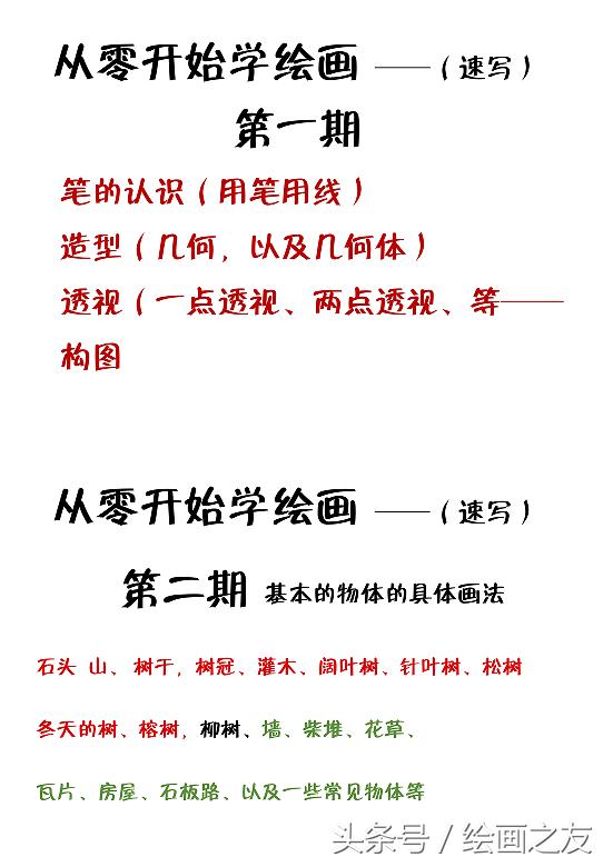 画柳树的画法，山水画中柳树的画法