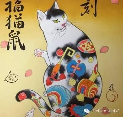 贵族猫纹身图，60张宠物爱好者的猫咪纹身照片