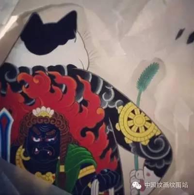 贵族猫纹身图，60张宠物爱好者的猫咪纹身照片