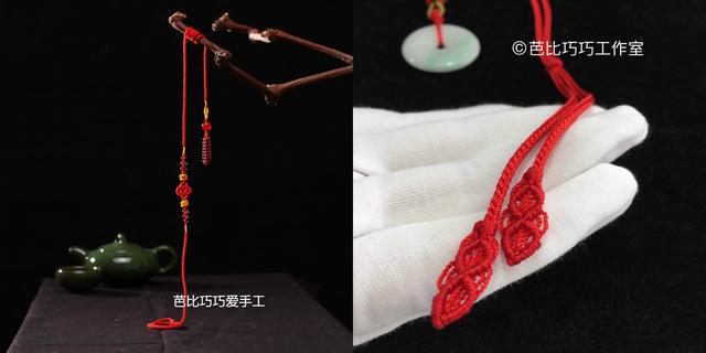 编绳教程勾线，编织步骤超级详细的绳结图解