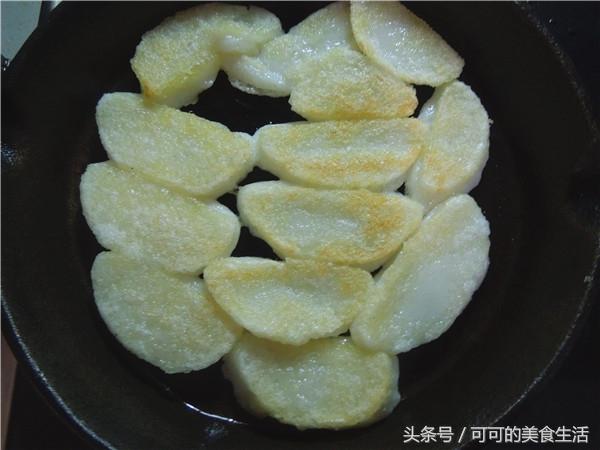 煎糖鸡蛋糍粑做法，蛋煎糯米糍粑一道江南点心