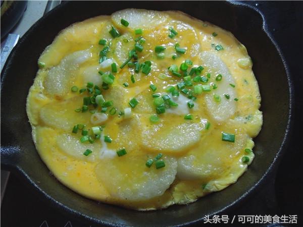 煎糖鸡蛋糍粑做法，蛋煎糯米糍粑一道江南点心