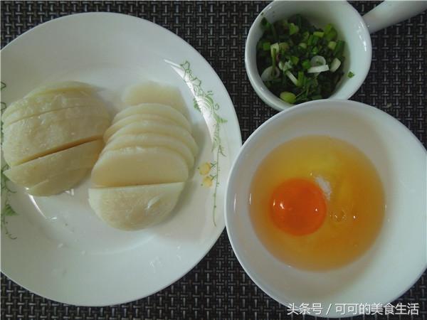 煎糖鸡蛋糍粑做法，蛋煎糯米糍粑一道江南点心