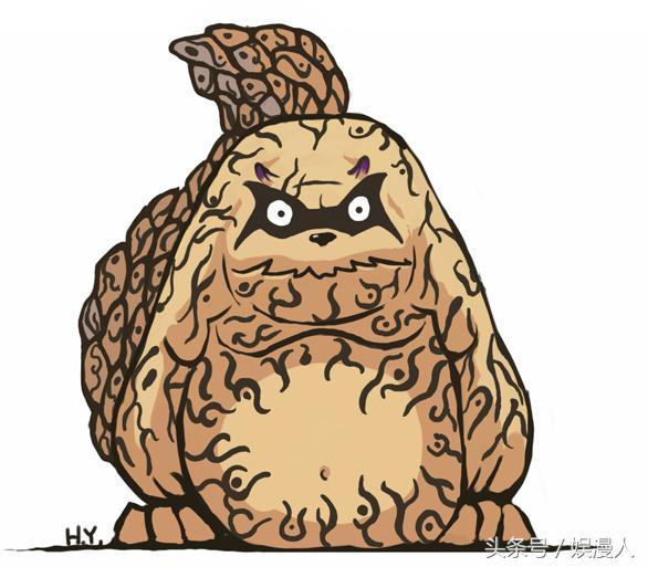 火影忍者九个尾兽都是哪些，火影忍者中九只尾兽的童年萌照