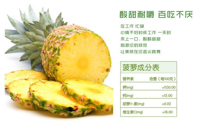 水果菠萝的种类，不同品种之间的菠萝区分