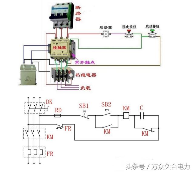 接触器接线方法的图解，接触器的基本知识