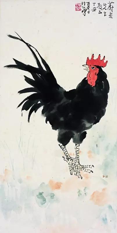 徐悲鸿国宝级大师作品，国家愿意用齐白石和徐悲鸿的画来换