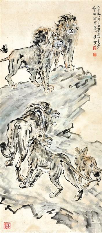 徐悲鸿国宝级大师作品，国家愿意用齐白石和徐悲鸿的画来换