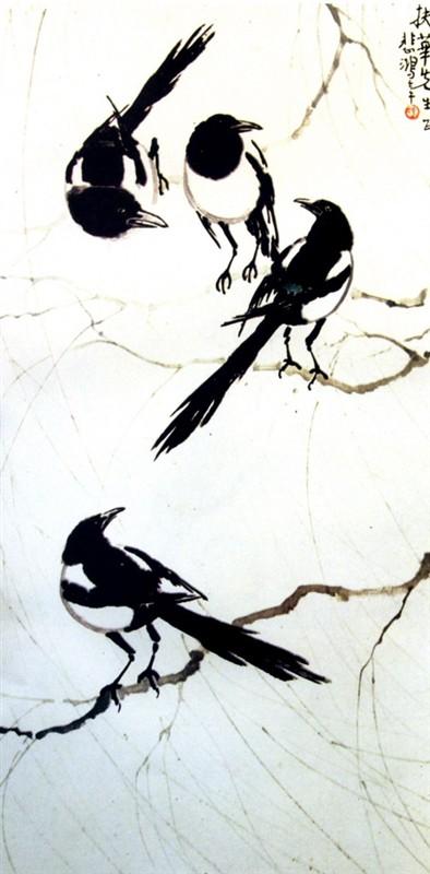 徐悲鸿国宝级大师作品，国家愿意用齐白石和徐悲鸿的画来换