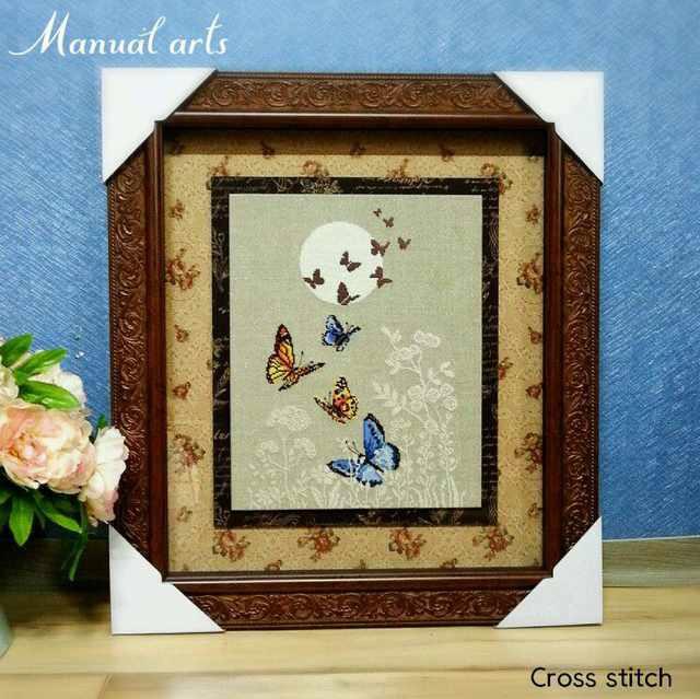 十字绣可以在家自己裱框吗，看了别人裱的框