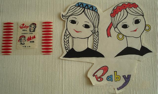 70年代老糖纸，这些小时候收集过的糖纸