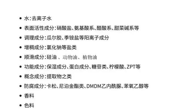 好的洗发水有什么成分，洗发水的功效成分红榜和黑榜