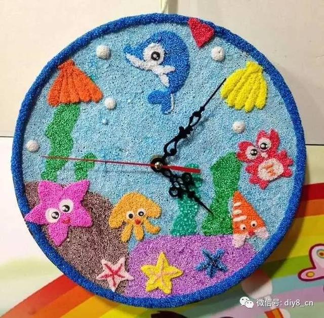 时钟纯手工制作，我的手工作品-——钟表