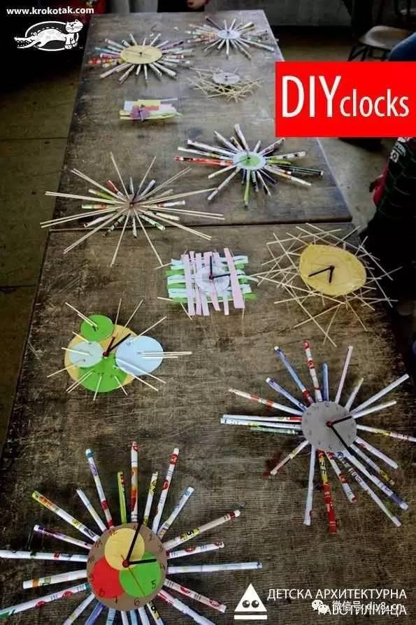 时钟纯手工制作，我的手工作品-——钟表
