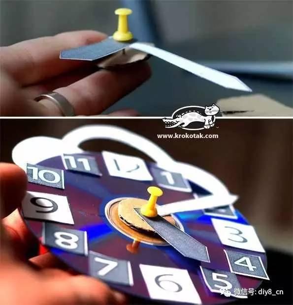 时钟纯手工制作，我的手工作品-——钟表
