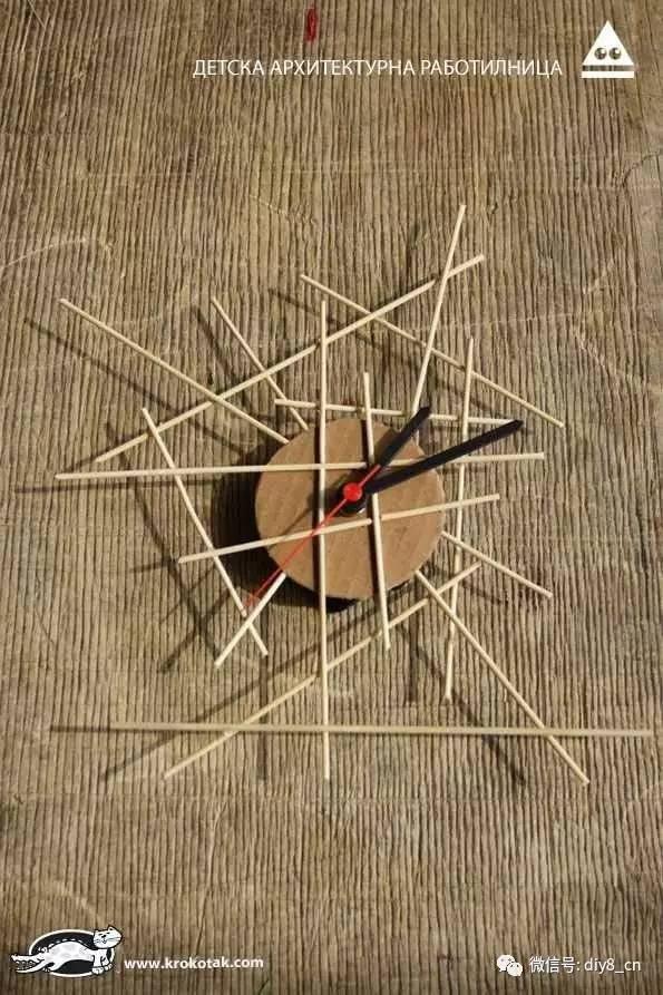 时钟纯手工制作，我的手工作品-——钟表