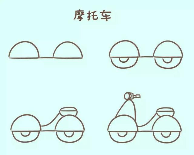 交通工具怎么画，15种交通工具简笔画