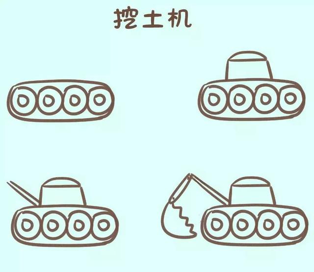交通工具怎么画，15种交通工具简笔画
