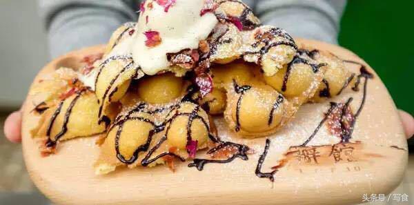 奶油蛋仔冰淇淋，美炸天的鸡蛋仔冰淇淋