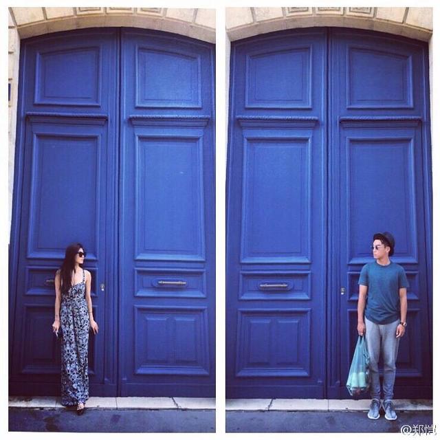 郑恺前女友程晓玥秀恩爱，郑恺晒女友程晓玥美照