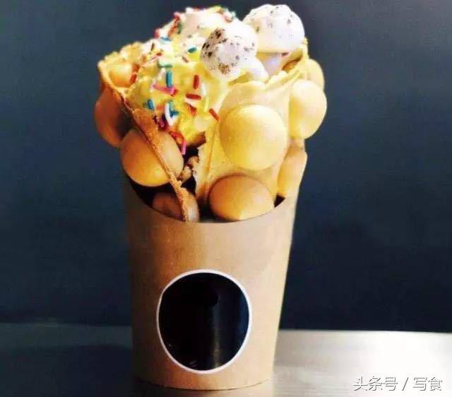 奶油蛋仔冰淇淋，美炸天的鸡蛋仔冰淇淋