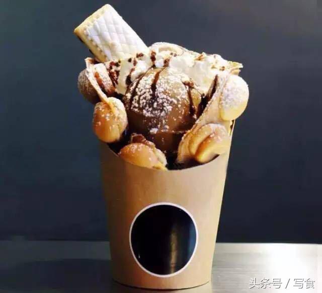 奶油蛋仔冰淇淋，美炸天的鸡蛋仔冰淇淋