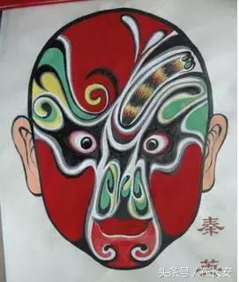秦腔脸谱图片大全，陕西秦腔花脸脸谱大全