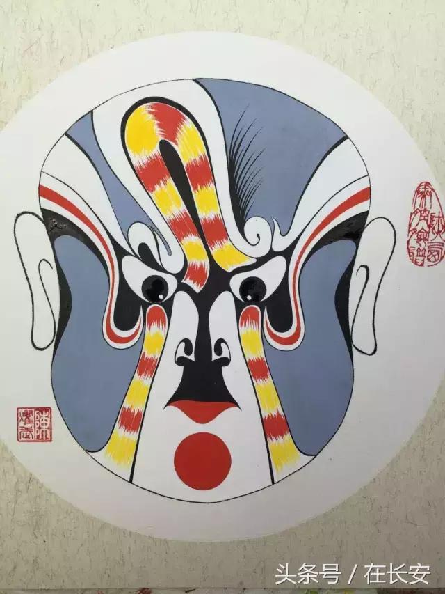 秦腔脸谱图片大全，陕西秦腔花脸脸谱大全