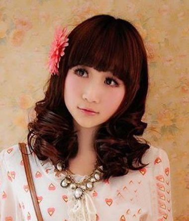 日式梨花烫的发型，14款蓬松自然的梨花烫发型