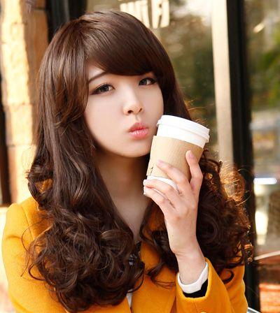 日式梨花烫的发型，14款蓬松自然的梨花烫发型