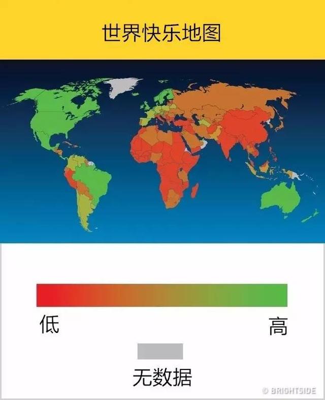 11张世界的各种地图：罩杯、魅力、智商地图等