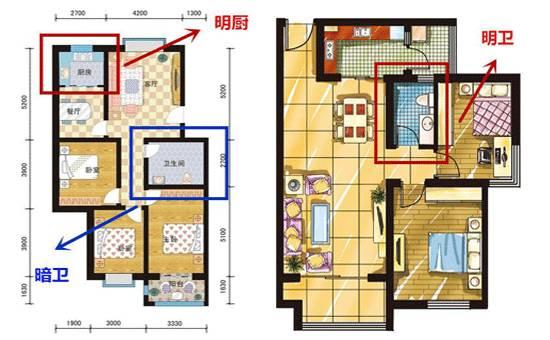 南北通透户型图，6种最佳户型图（187㎡四室两厅三卫）