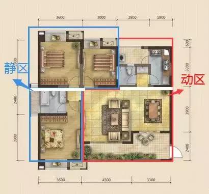 南北通透户型图，6种最佳户型图（187㎡四室两厅三卫）