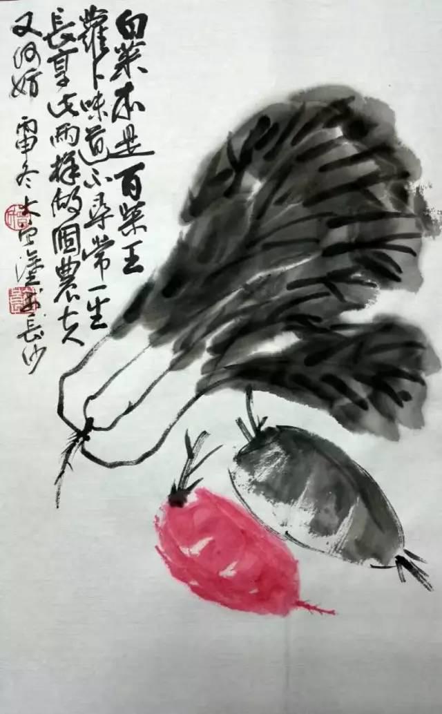 湘乡人曾初良：与画相配率性而肆意调侃的打油诗