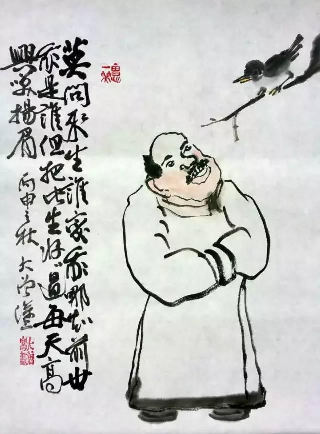 湘乡人曾初良：与画相配率性而肆意调侃的打油诗