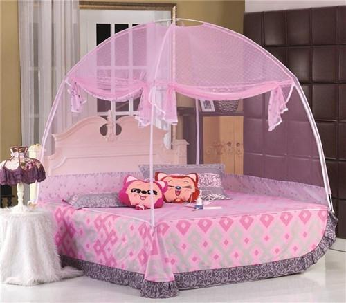 方顶蚊帐怎么安装示意图，三开门蚊帐好不好