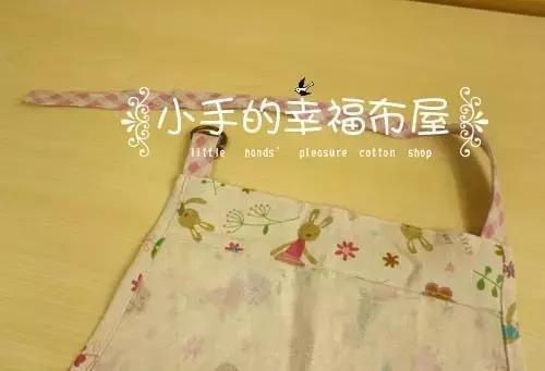 围裙的裁剪方法和图解，教你改造简单又实用家务围裙