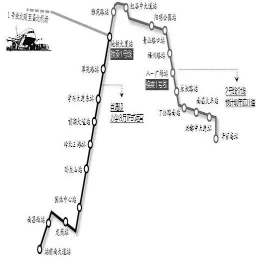 南昌地铁2号线，南昌地铁二号线东延段设置哪些站（南昌地铁2号线延长运营至23）