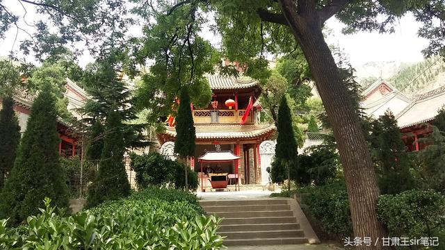 甘谷华盖寺图，天水名胜佛教遗址之四六