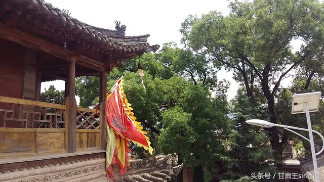 甘谷华盖寺图，天水名胜佛教遗址之四六