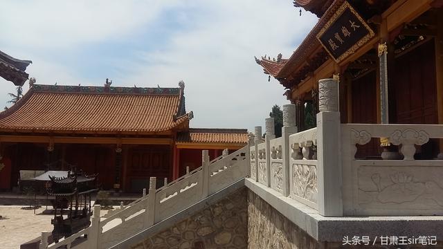 甘谷华盖寺图，天水名胜佛教遗址之四六