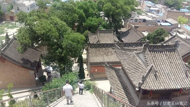 甘谷华盖寺图，天水名胜佛教遗址之四六